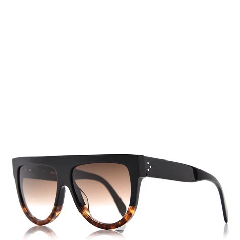 celine 41026/s|CELINE Shadow Sunglasses CL 41026/S Black Havana.